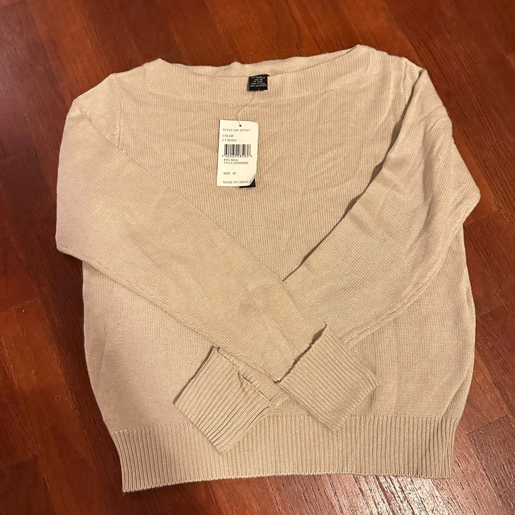 Cashmere And Silk Blend Sweater